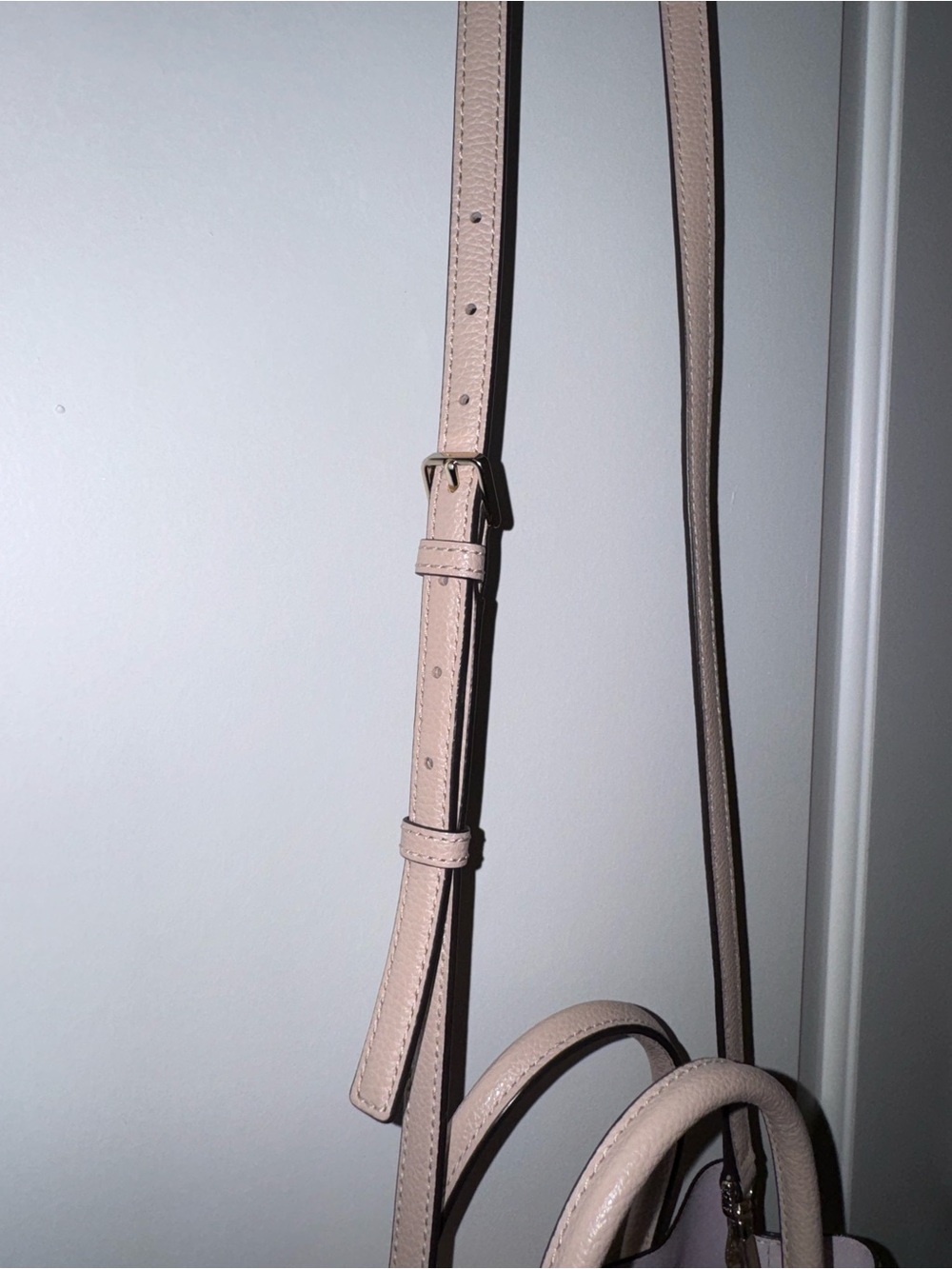 kate spade Taupe/Pink Leather Satchel/crossbody🌸🌸 - Picture 4 of 9